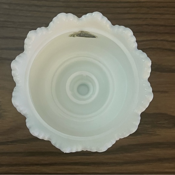 Vtg Fenton Hobnail Candle Holder - Picture 5 of 11